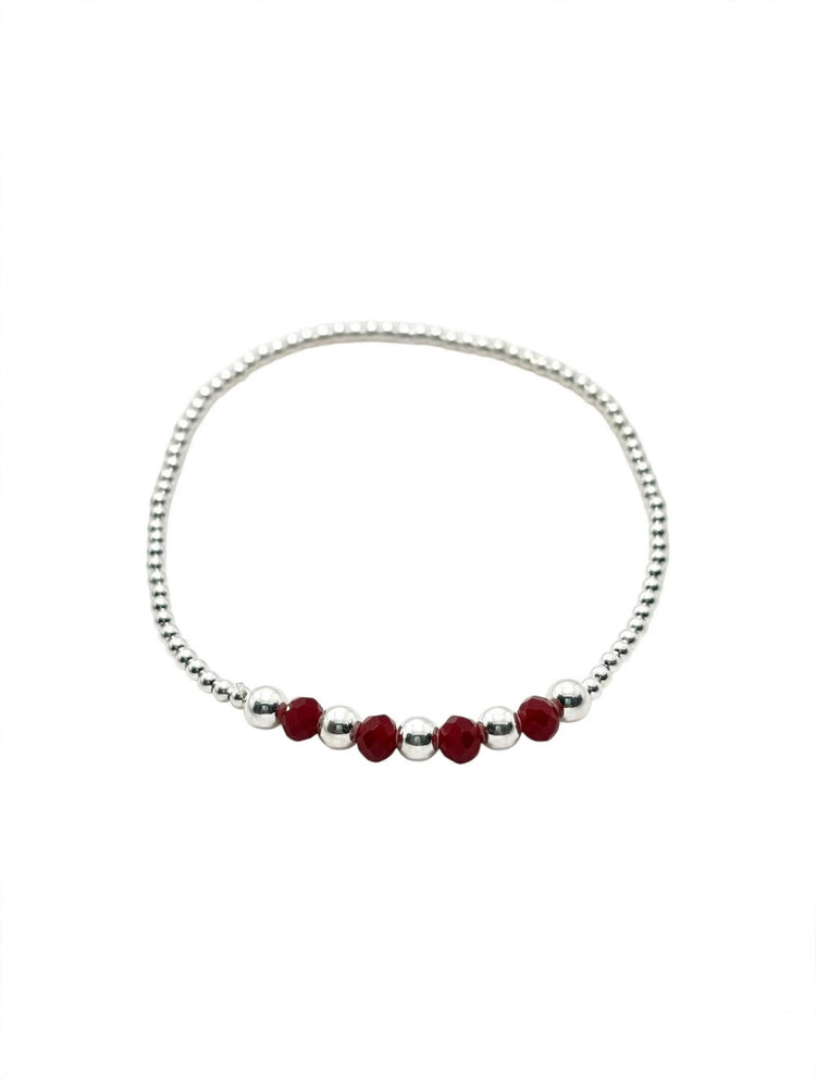 Pulsera elastizadas de bolitas
