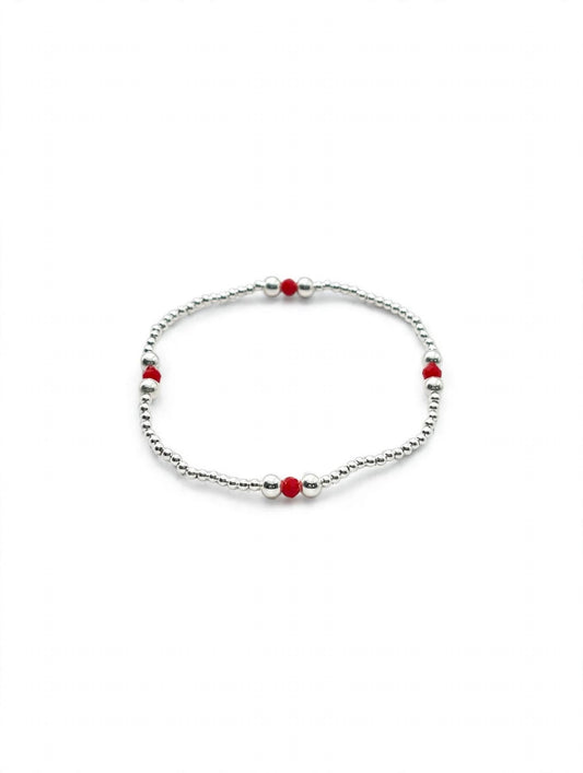Pulsera elastizadas de bolitas