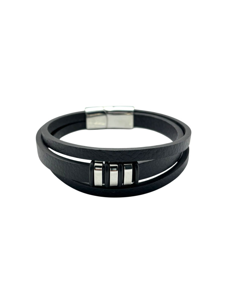 Pulsera de cuero para hombre