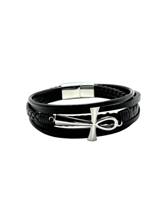 Pulsera de cuero para hombre