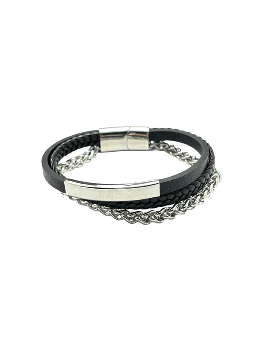 Pulsera de cuero para hombre
