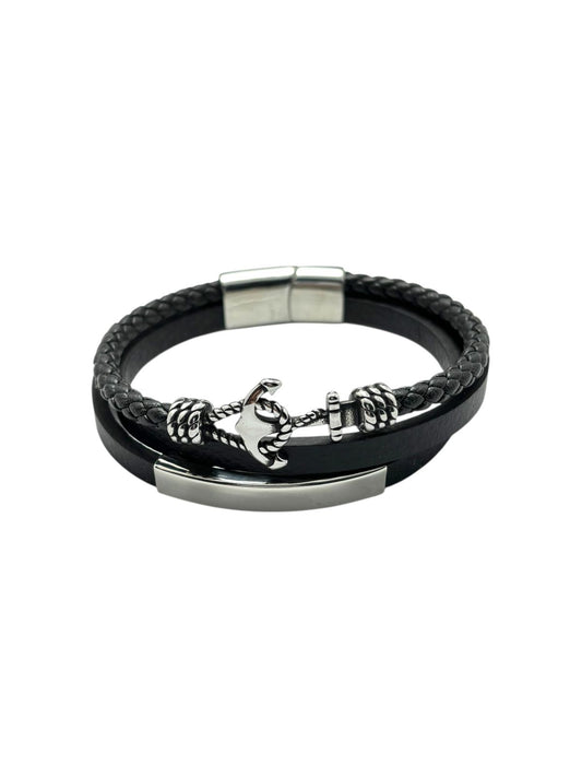 Pulsera de cuero para hombre
