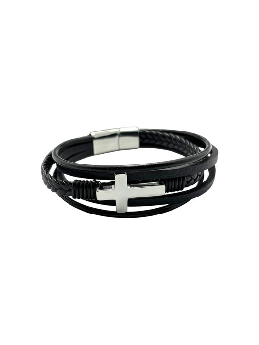 Pulsera de cuero para hombre