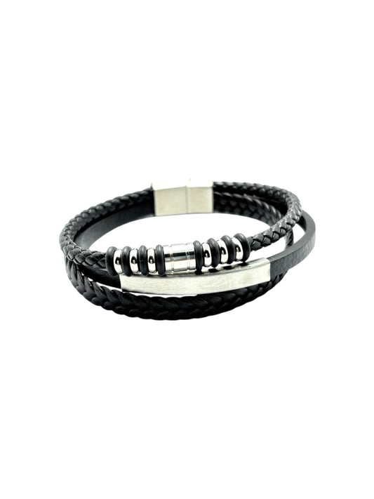 Pulsera de cuero para hombre