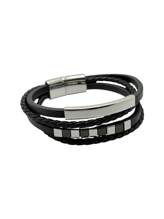 Pulsera de cuero para hombre