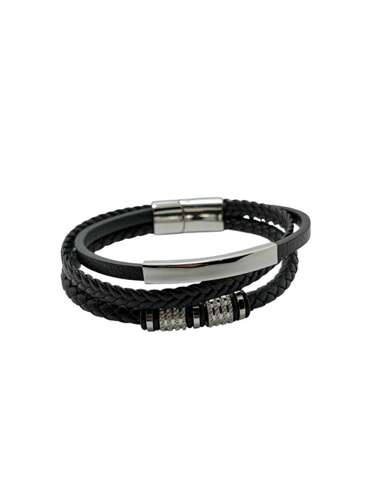 Pulsera de cuero para hombre