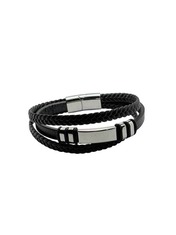 Pulsera de cuero para hombre