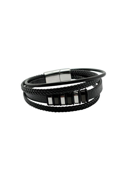 Pulsera de cuero para hombre