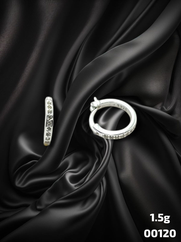 Aro argolla con cubics