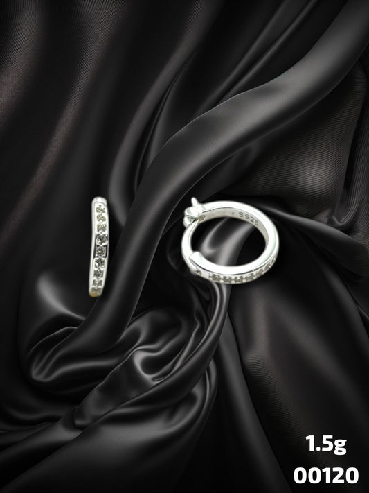 Aro argolla con cubics