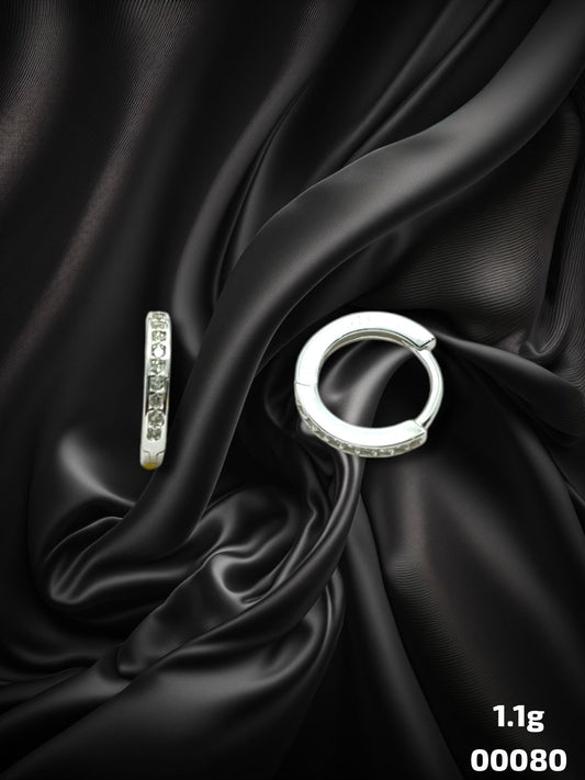 Aro argolla con cubics