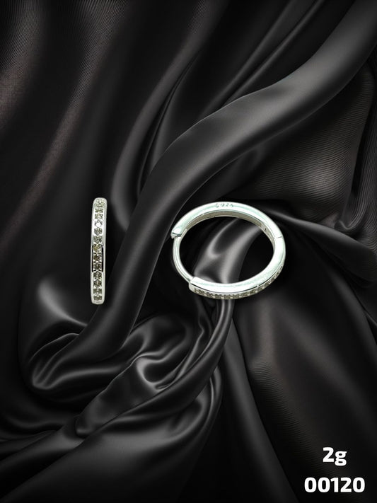 Aro argolla con cubics