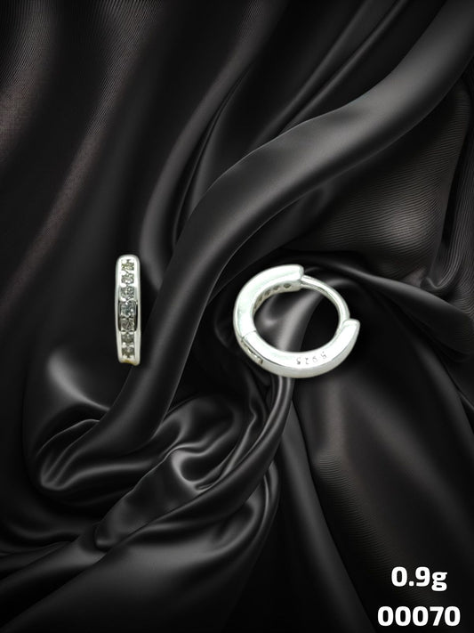 Aro argolla con cubics