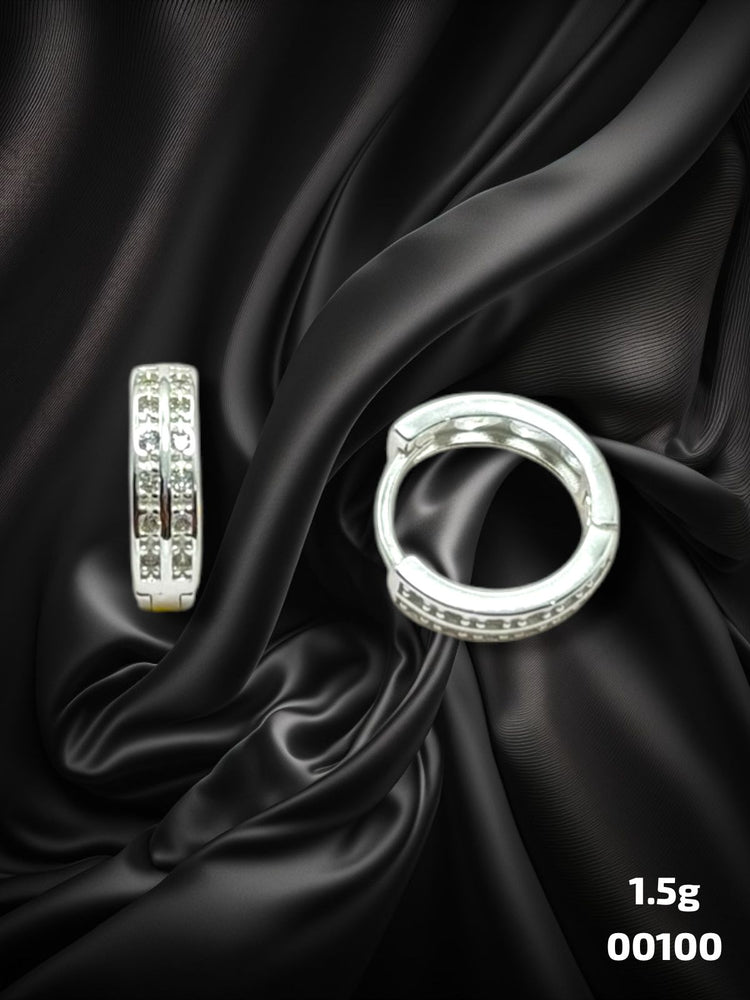 Aro argolla con cubics