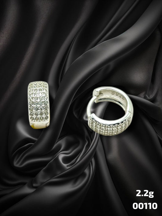 Aro argolla con cubics