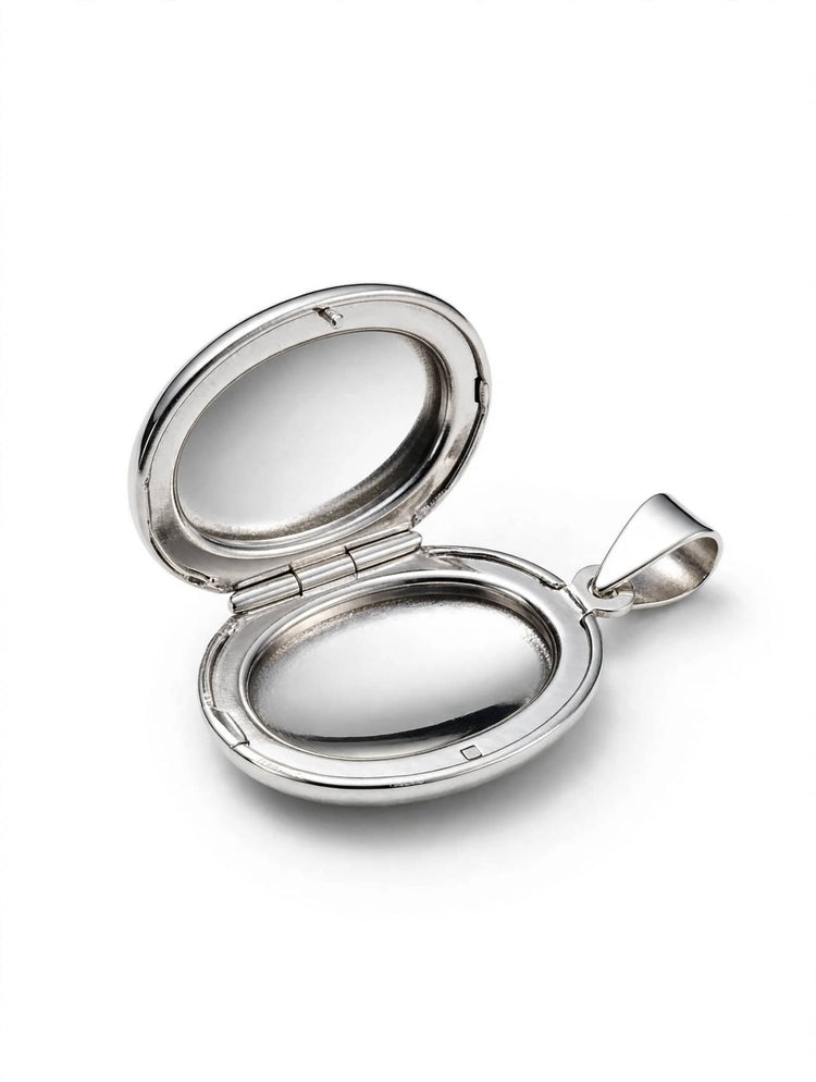 Dije Relicario de Plata Sola
