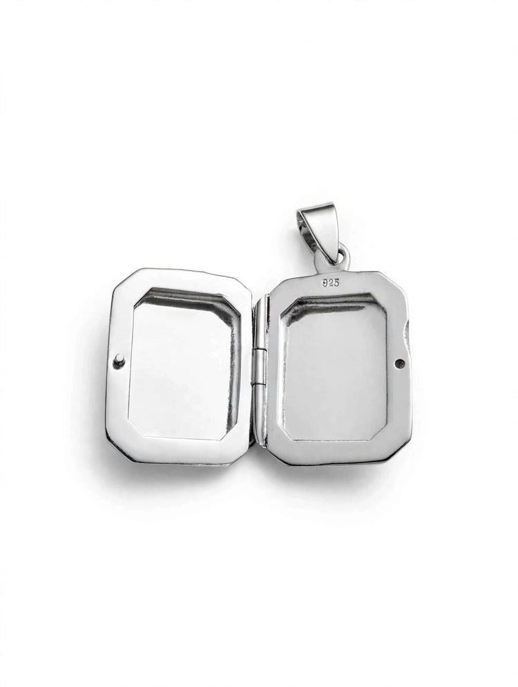 Dije Relicario de Plata Sola