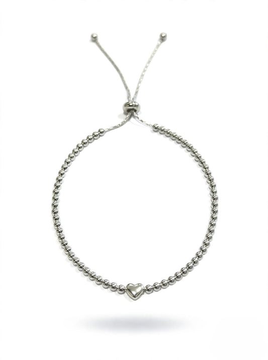 Pulsera ajustable con bolitas