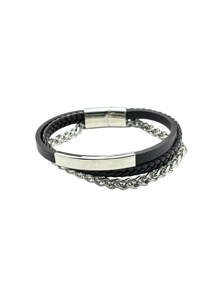 Pulsera de cuero para hombre