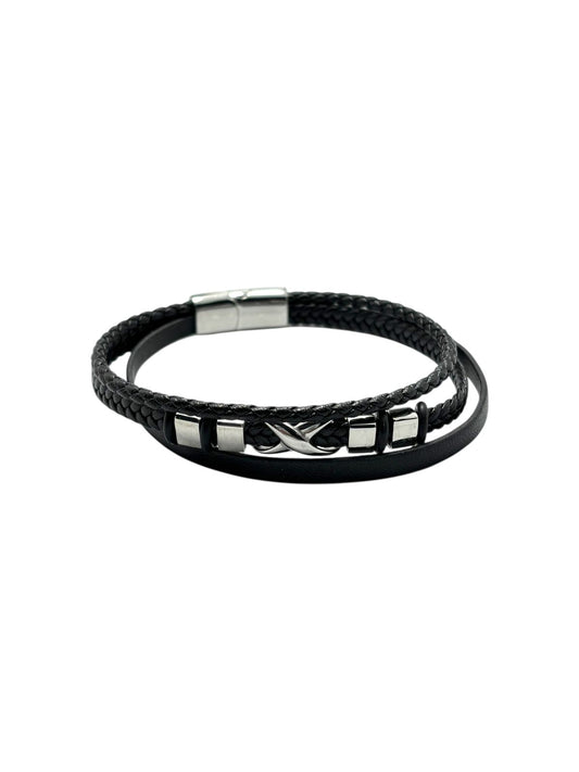 Pulsera de cuero para hombre