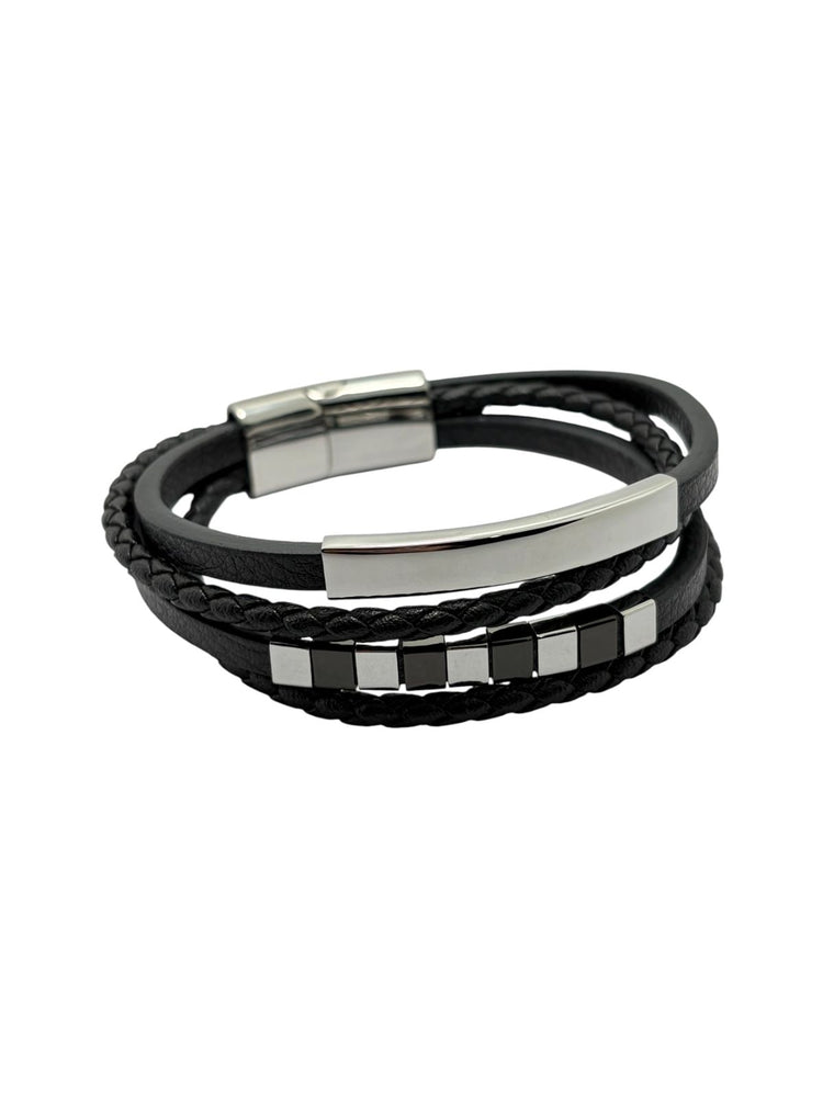Pulsera de cuero para hombre