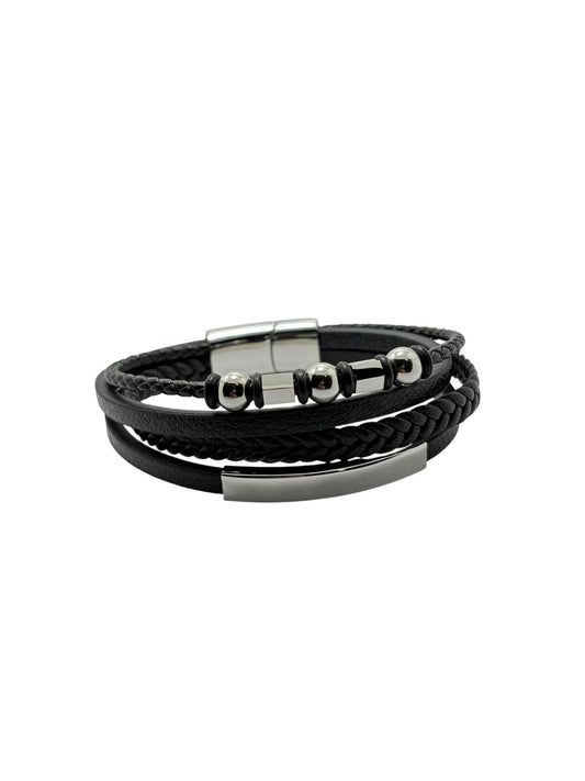 Pulsera de cuero para hombre